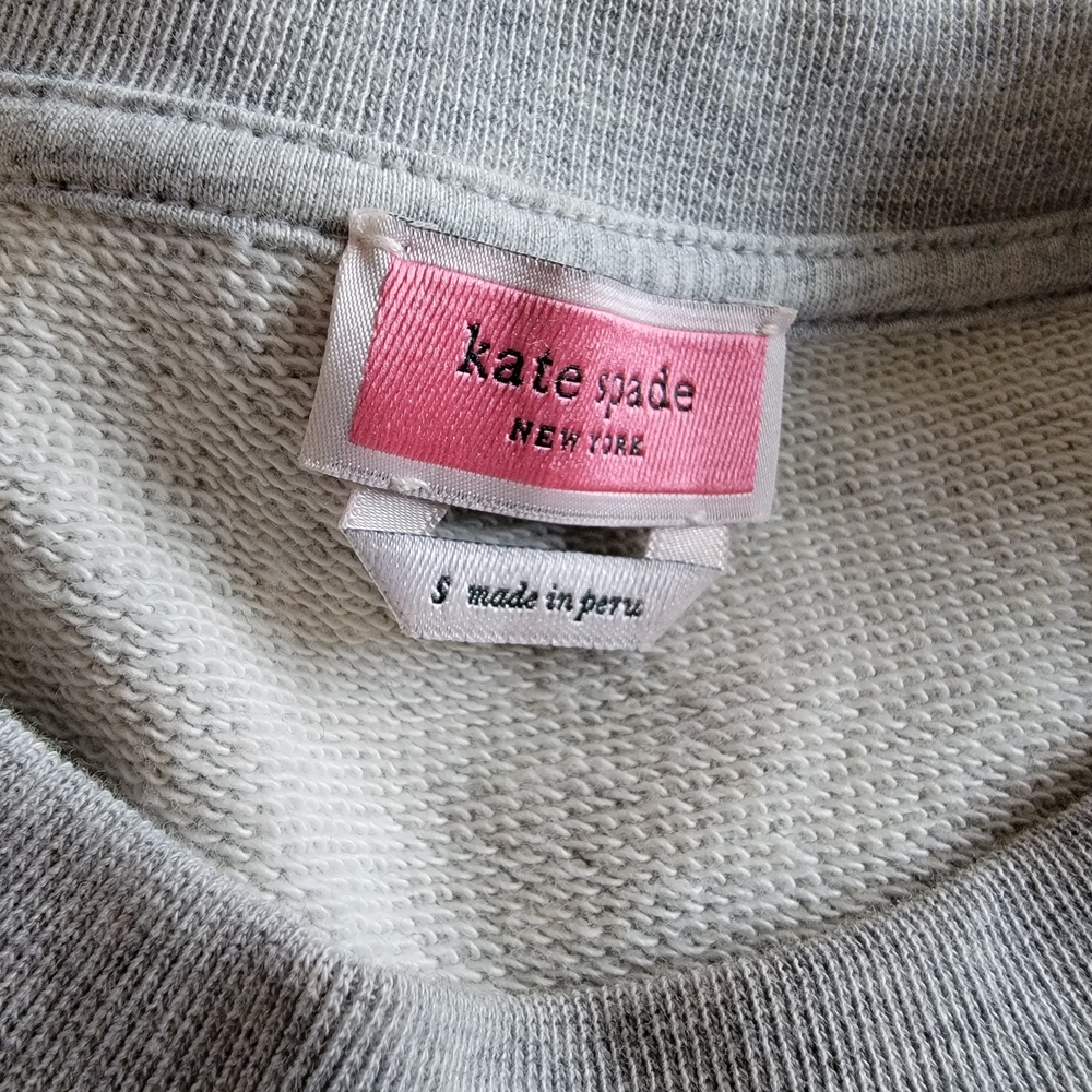 kate spade Gray Sweatshirt with Strawberry Accents - Picture 5 of 7